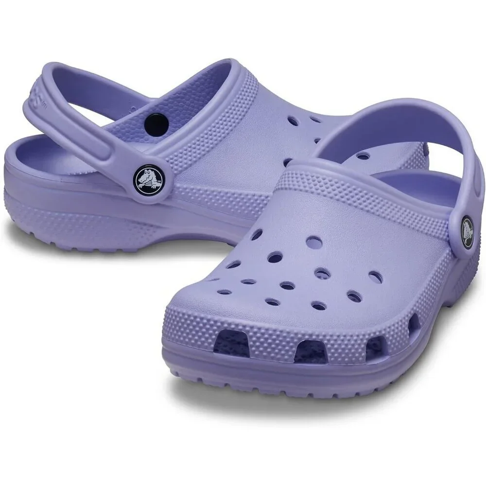 Crocs Kids' Purple Crocsfunlab Buzz Woody Clogs Pull On Ankle Straps Shoes
